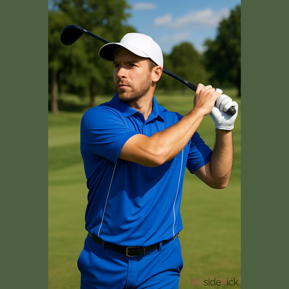 NWT Slazenger Contact Golf Polo Men’s 3XL Blue Performance Shirt